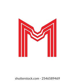 Modern and Creative M Letter Logo Design
