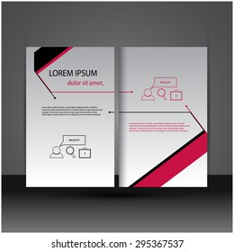 Modern creative minimal  flyer / brochure design.