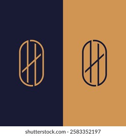 Modern creative minimal h letter logo design. Letter H logo design vector template.