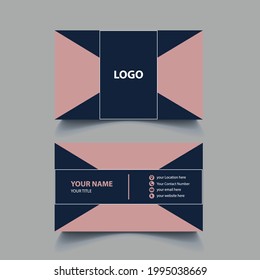 Modern, Creative, minimal, Professional and Quality Business Card Design Vector Template