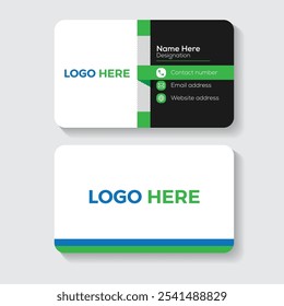 Modern Creative Minimalist And Professional Business Card Design.