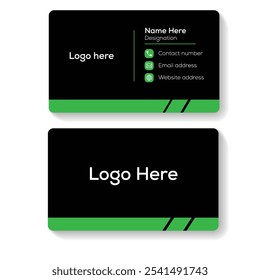 Modern Creative Minimalist And Professional Business Card Design.