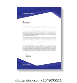 Modern Creative Minimalist And Professional Letterhead design