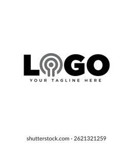 Modern creative minimalist and professional logo design for voice.