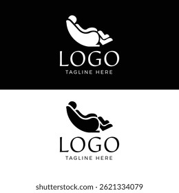 Modern creative minimalist and professional logo design for sofa and chair.