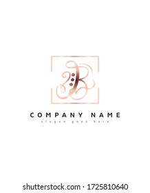 Modern creative monogram letter B logo template, Vector logo for business and company identity 