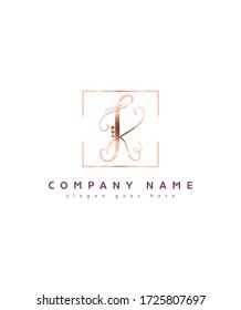 Modern creative monogram letter K logo template, Vector logo for business and company identity 