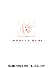 Moderna letra de monograma creativa W plantilla de logotipo, logotipo vector para identidad empresarial y de empresa 