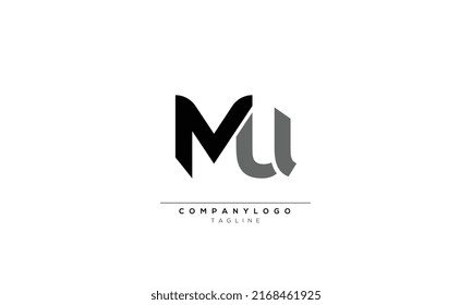 Modern Creative MU UM Letter Company Logo-Design