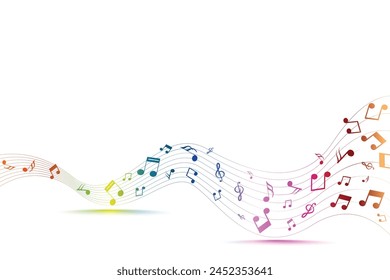 Modernes kreatives Musikhintergrund-Design