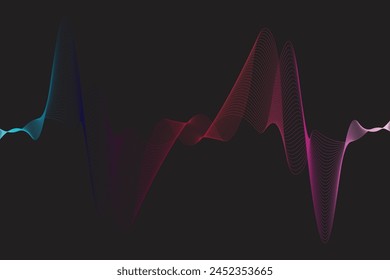 Modern creative music background design