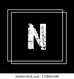 Modern and creative n letter logo design.