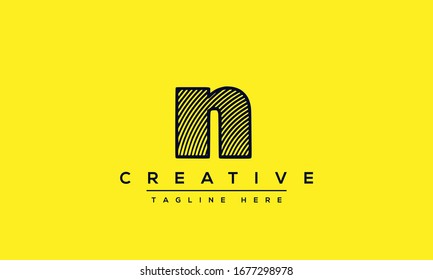 Modern creative N Logo Design and template. NN icon initial Based Monogram and Letters in vector.