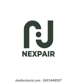Moderno y creativo N Logo Diseño y Plantilla. Icono NN inicial Monograma basado y letras en Vector.