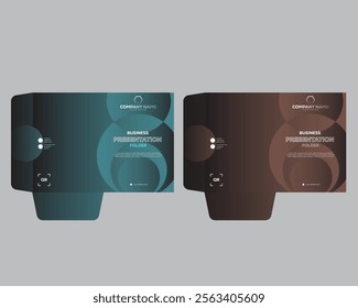 Modern And Creative Office Folder, Report Cover Template, Office Document Folder, File Folder, Business Presentation Folder