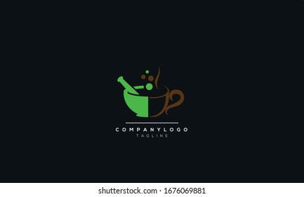 Modern and creative organic coffee logo design