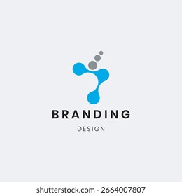Modernes kreatives "P"-Logo-Design