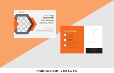 Modern and Creative Postcard Design 