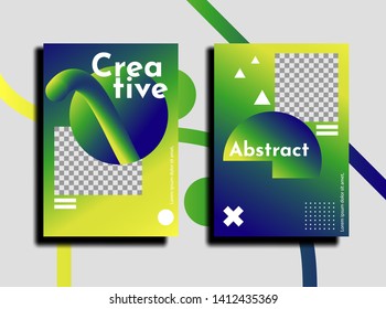 Modern and creative poster for website and printing