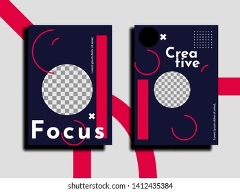 Modern and creative poster for website and printing
