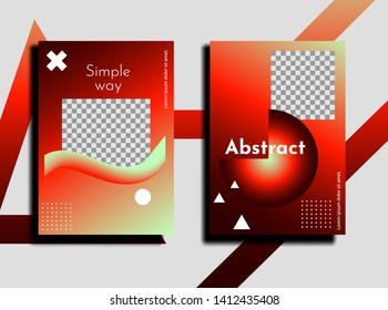 Modern and creative poster for website and printing