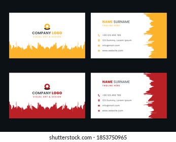 modern, creative and professional business card template design