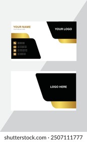 Modern creative professional business card template design.