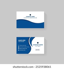 Modern creative professional business card template design.