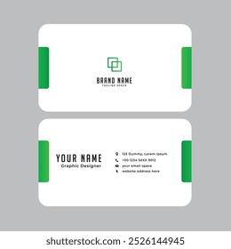 Modern creative professional business card template design.