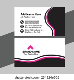 Modern creative professional business card template