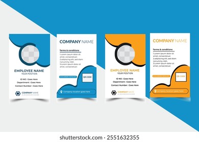 Modern creative professional business card template design.
