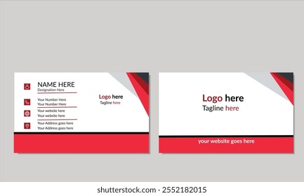 Modern Creative Professional business Card Template design