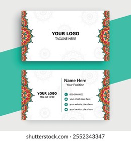 Modern creative professional business card template design