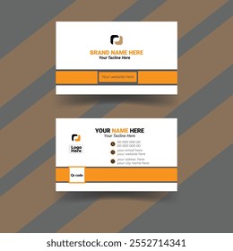 Modern creative professional business card design template.  personal visiting card, vector illustration, professional identity card
