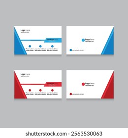 Modern, creative, professional, business card, vector, design, template, colorful, card