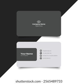 Modern creative professional business card template design. Simple Business Card Layout. creative modern name card and business card. Clean Design. corporate design template, Clean professional.