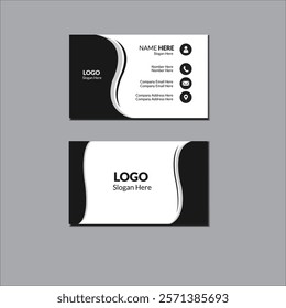 Modern creative professional business card 