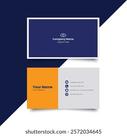 Modern creative professional business card template design. Simple Business Card Layout. creative modern name card and business card. Clean Design. corporate design template, Clean professional.