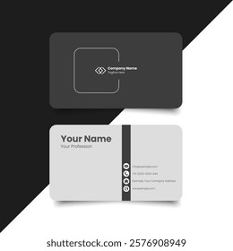 Modern creative professional business card template design. Simple Business Card Layout. creative modern name card and business card. Clean Design. corporate design template, clean professional.