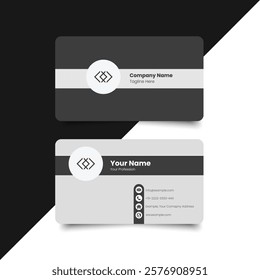 Modern creative professional business card template design. Simple Business Card Layout. creative modern name card and business card. Clean Design. corporate design template, clean professional.