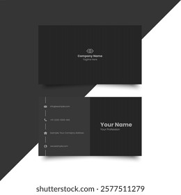 Modern creative professional business card template design. Simple Business Card Layout. creative modern name card and business card. Clean Design. corporate design template, clean professional.