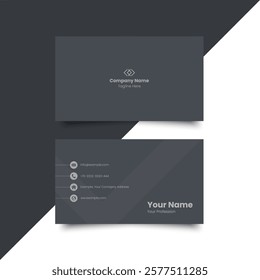 Modern creative professional business card template design. Simple Business Card Layout. creative modern name card and business card. Clean Design. corporate design template, clean professional.