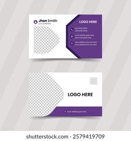 Modern creative professional business card template design. Luxury business card visiting card design template.