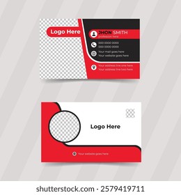 Modern creative professional business card template design. Luxury business card visiting card design template.