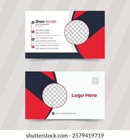 Modern creative professional business card template design. Luxury business card visiting card design template.