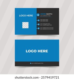 Modern creative professional business card template design. Luxury business card visiting card design template.