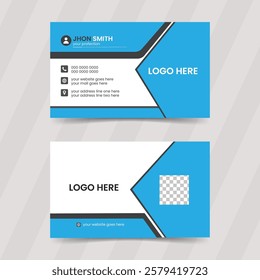 Modern creative professional business card template design. Luxury business card visiting card design template.