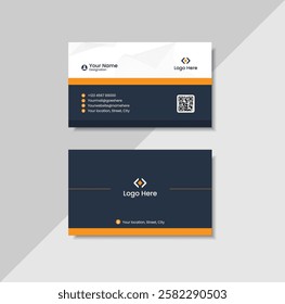 Modern and creative professional business card template.