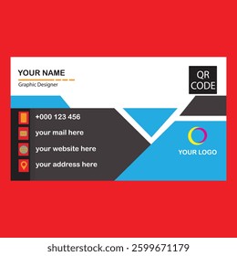 Modern creative professional business card template design