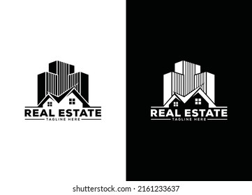 Modern Creative Real Estate Logo Design Template
